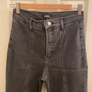 Express high waist straight leg jeans